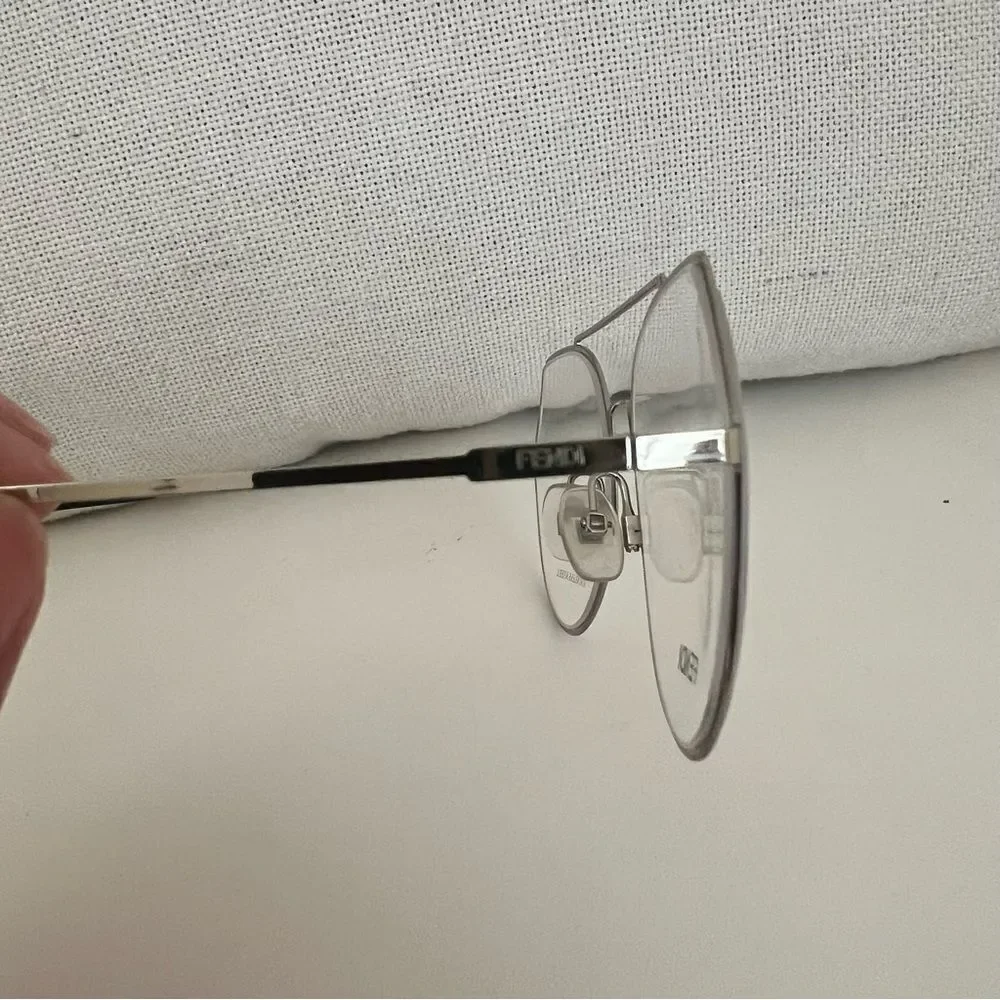 Fendi Demo Geometric Ladies Eyeglasses FF 0329 NEW
